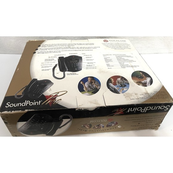 Polycom SoundPoint Pro – 3 line Desktop Conference Business Phone - Picture 4 of 4